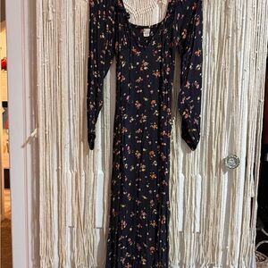 Billabong Floral Long Sleeve Dress